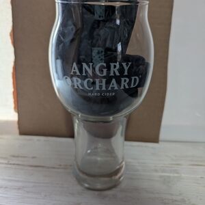 Collectible Angry Orchard Clear Glass Drinkware 16 Oz